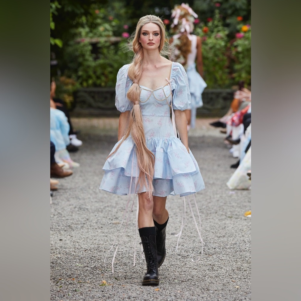 Selkie South of France Vacation Runway Dress 1x BNWT